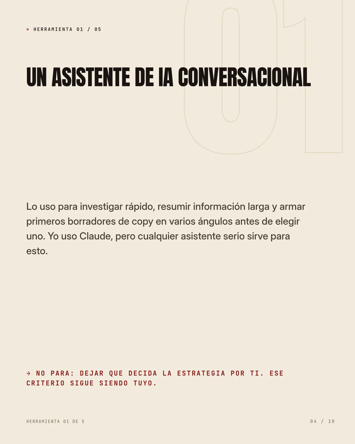 5 herramientas de IA que uso cada semana — pieza 4